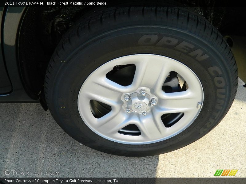 Black Forest Metallic / Sand Beige 2011 Toyota RAV4 I4
