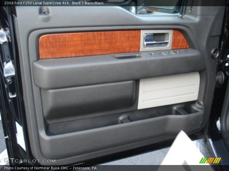 Black / Black/Black 2009 Ford F150 Lariat SuperCrew 4x4