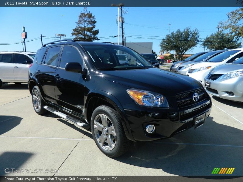 Black / Dark Charcoal 2011 Toyota RAV4 Sport