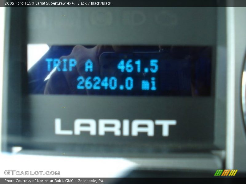 Black / Black/Black 2009 Ford F150 Lariat SuperCrew 4x4