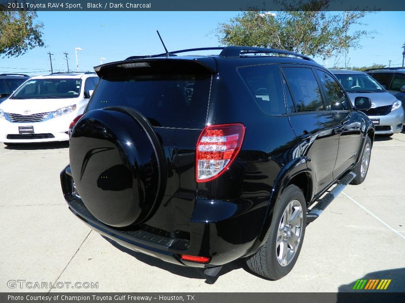 Black / Dark Charcoal 2011 Toyota RAV4 Sport