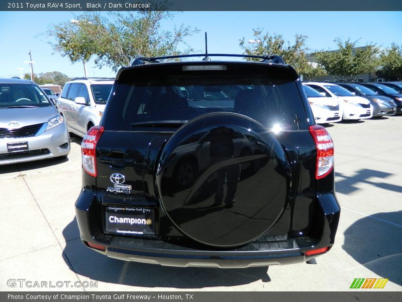 Black / Dark Charcoal 2011 Toyota RAV4 Sport