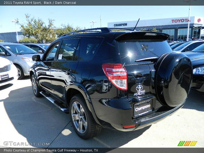 Black / Dark Charcoal 2011 Toyota RAV4 Sport