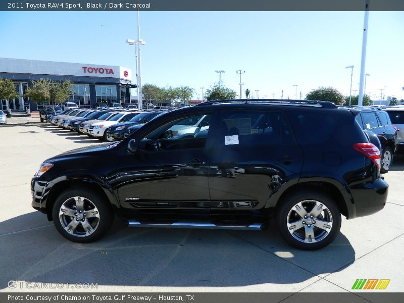 Black / Dark Charcoal 2011 Toyota RAV4 Sport