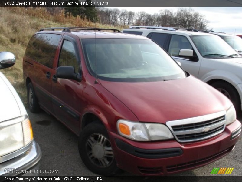 Medium Redfire Metallic / Neutral 2002 Chevrolet Venture