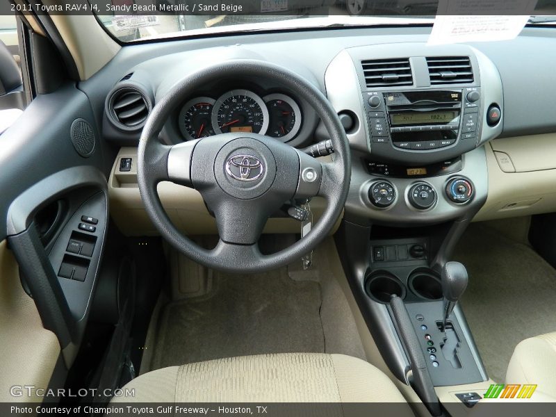 Sandy Beach Metallic / Sand Beige 2011 Toyota RAV4 I4