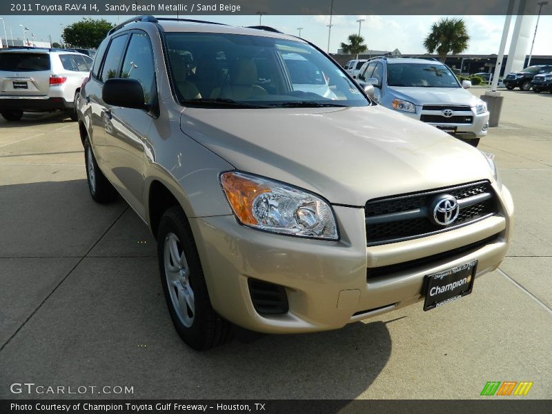 Sandy Beach Metallic / Sand Beige 2011 Toyota RAV4 I4