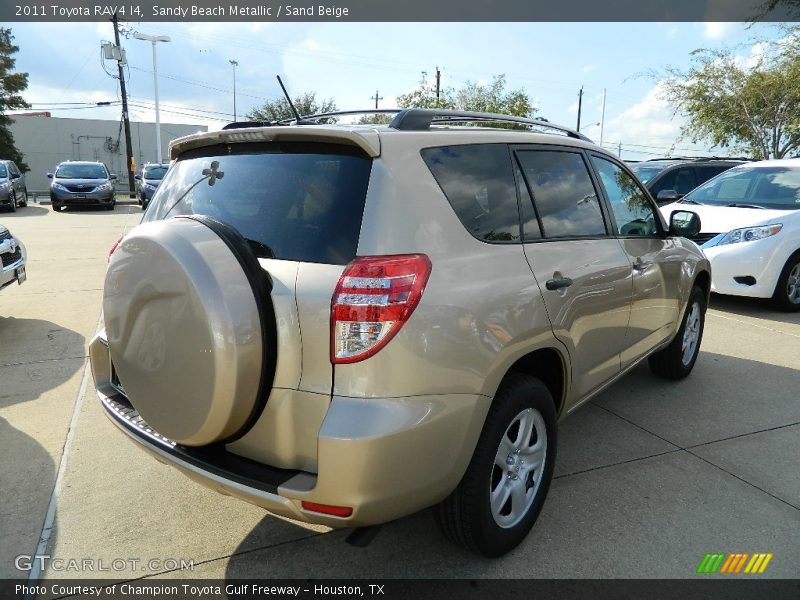 Sandy Beach Metallic / Sand Beige 2011 Toyota RAV4 I4