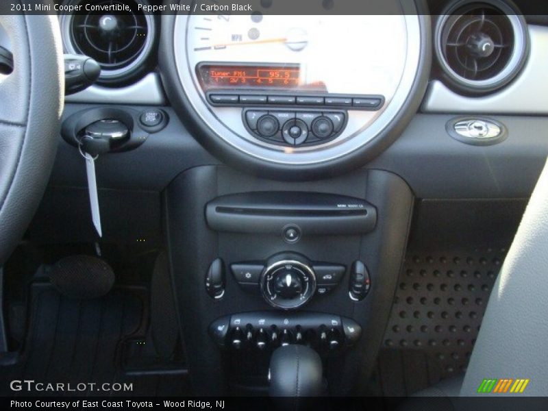 Pepper White / Carbon Black 2011 Mini Cooper Convertible