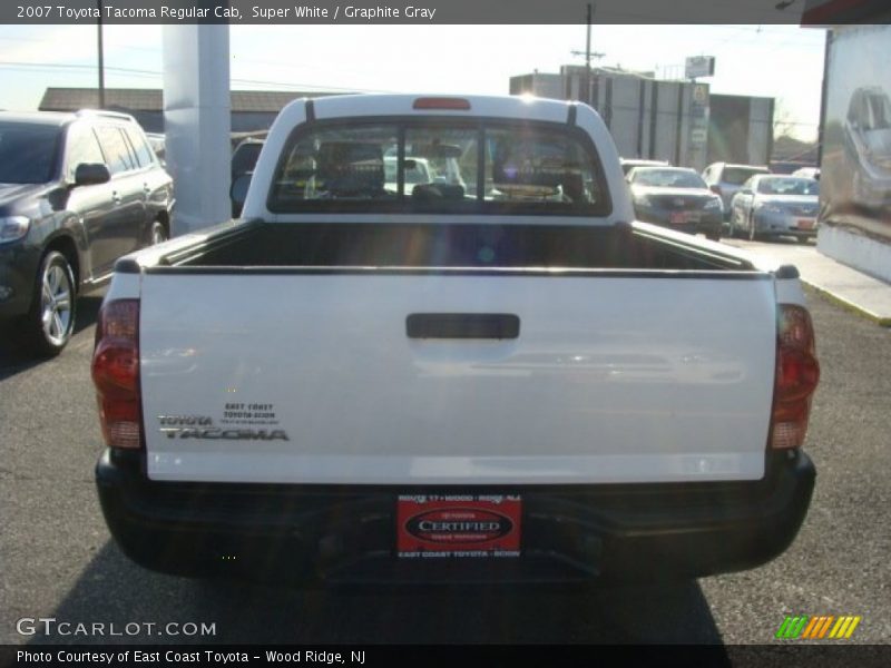 Super White / Graphite Gray 2007 Toyota Tacoma Regular Cab