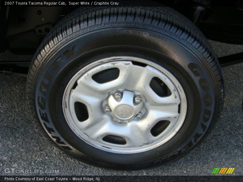 Super White / Graphite Gray 2007 Toyota Tacoma Regular Cab