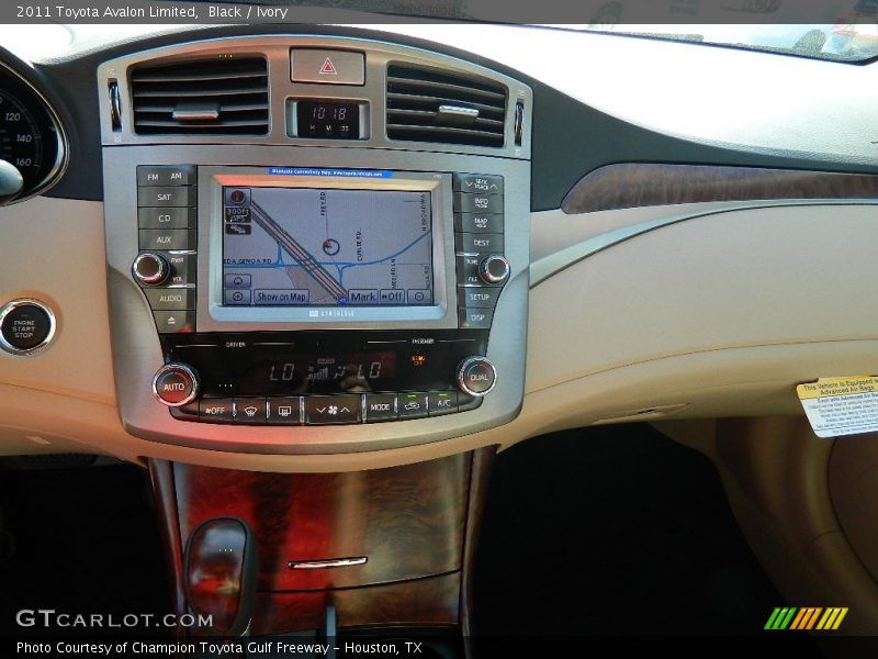 Black / Ivory 2011 Toyota Avalon Limited