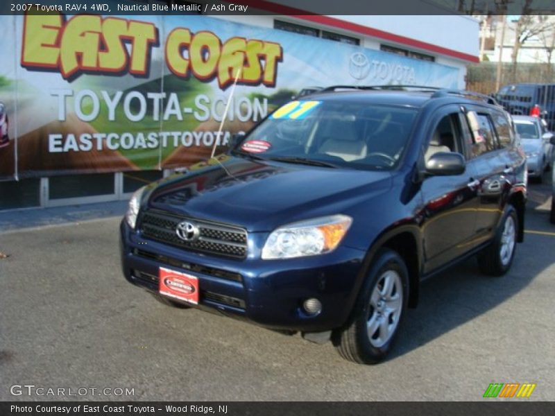 Nautical Blue Metallic / Ash Gray 2007 Toyota RAV4 4WD