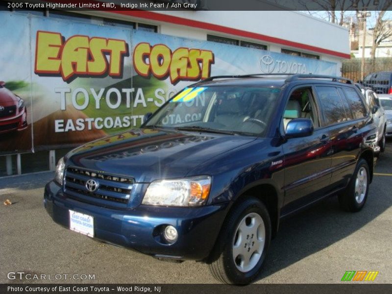 Indigo Ink Pearl / Ash Gray 2006 Toyota Highlander Limited 4WD