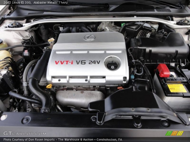 Alabaster Metallic / Ivory 2002 Lexus ES 300