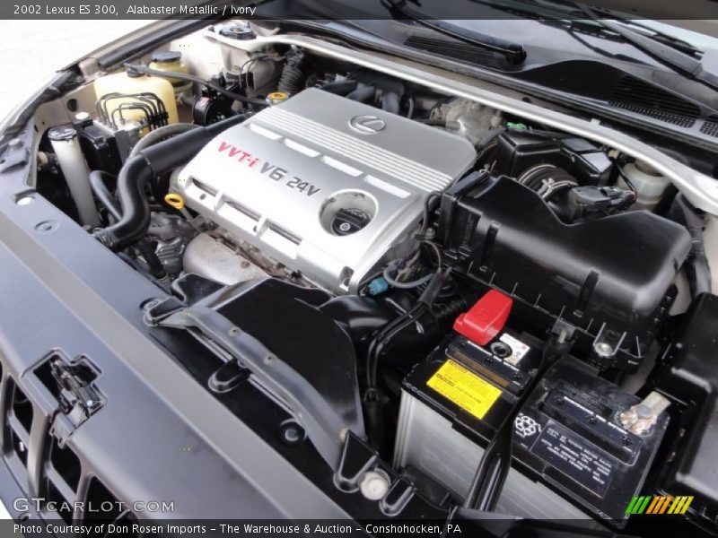 Alabaster Metallic / Ivory 2002 Lexus ES 300