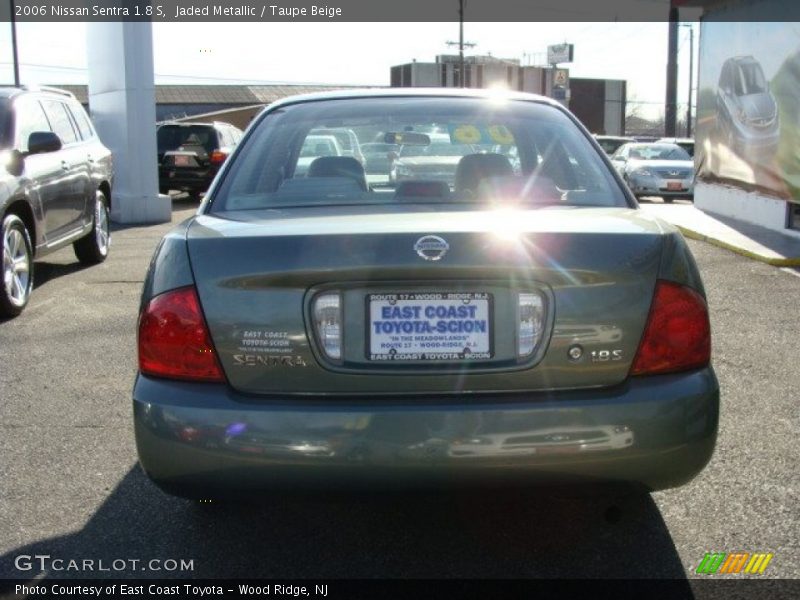 Jaded Metallic / Taupe Beige 2006 Nissan Sentra 1.8 S