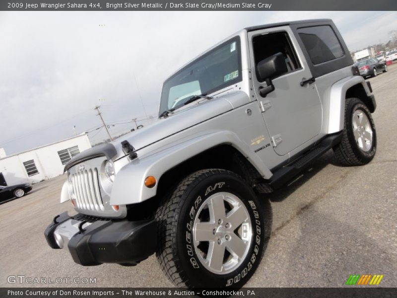 Bright Silver Metallic / Dark Slate Gray/Medium Slate Gray 2009 Jeep Wrangler Sahara 4x4