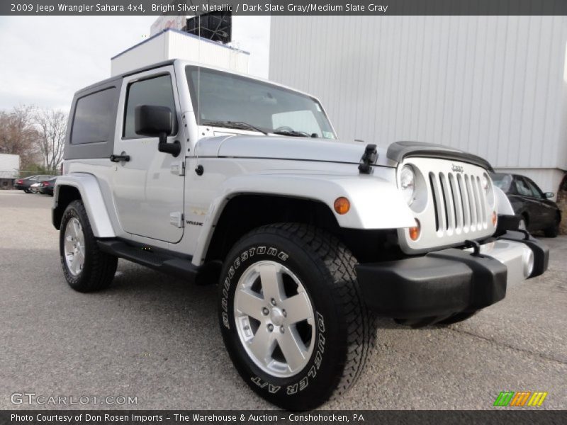 Bright Silver Metallic / Dark Slate Gray/Medium Slate Gray 2009 Jeep Wrangler Sahara 4x4