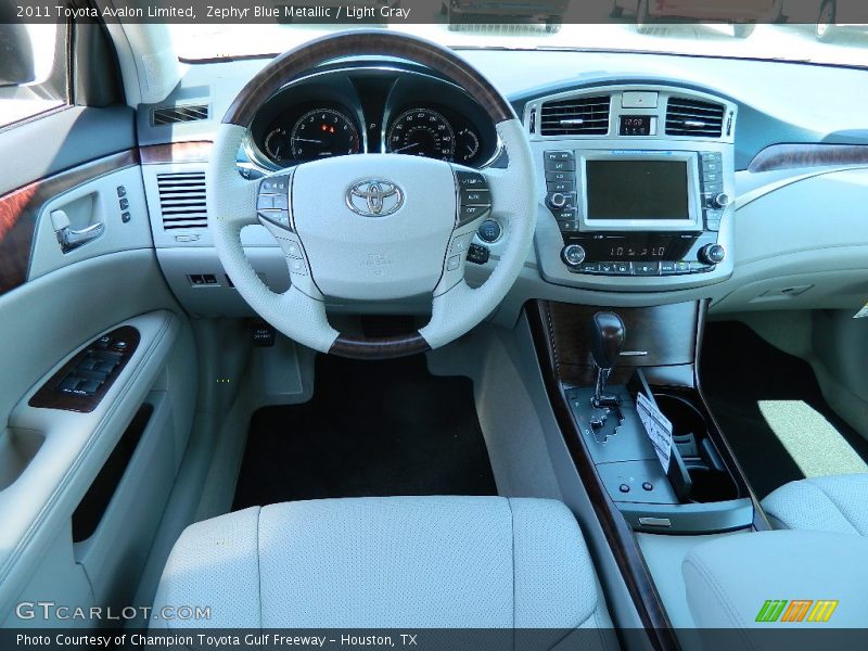 Zephyr Blue Metallic / Light Gray 2011 Toyota Avalon Limited