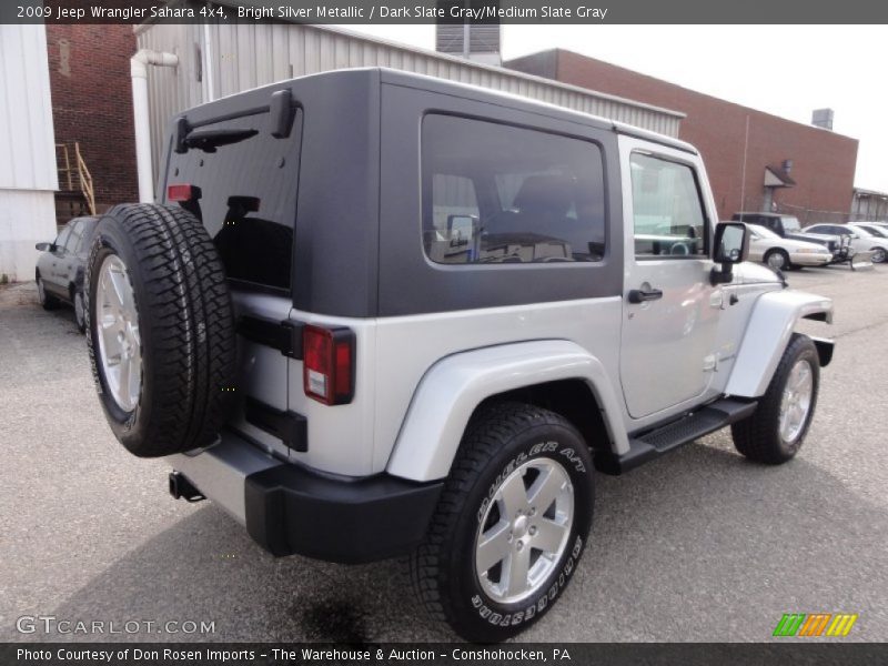 Bright Silver Metallic / Dark Slate Gray/Medium Slate Gray 2009 Jeep Wrangler Sahara 4x4