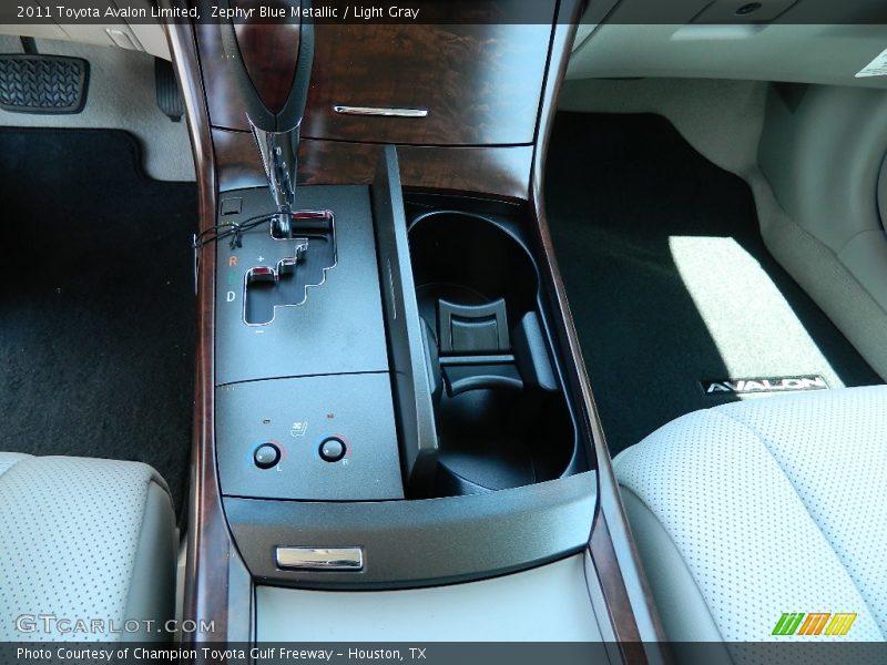 Zephyr Blue Metallic / Light Gray 2011 Toyota Avalon Limited