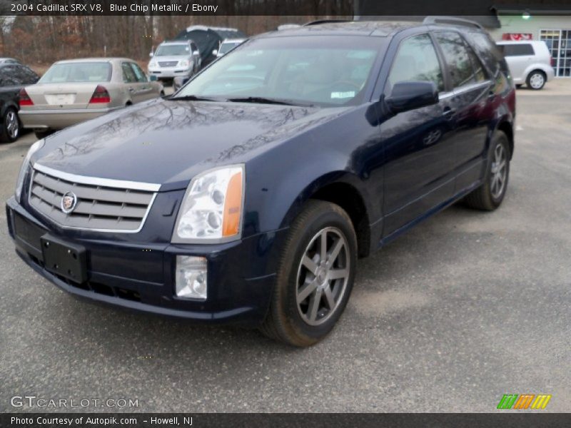 Blue Chip Metallic / Ebony 2004 Cadillac SRX V8