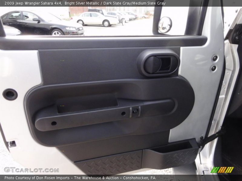 Bright Silver Metallic / Dark Slate Gray/Medium Slate Gray 2009 Jeep Wrangler Sahara 4x4