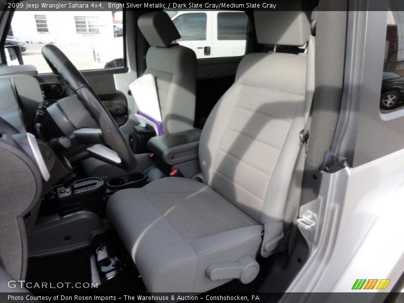 Bright Silver Metallic / Dark Slate Gray/Medium Slate Gray 2009 Jeep Wrangler Sahara 4x4