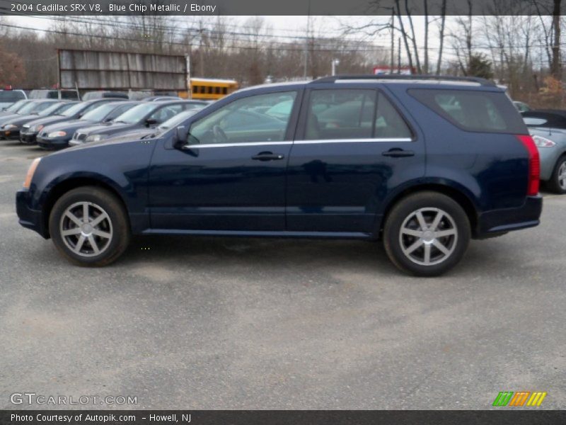 Blue Chip Metallic / Ebony 2004 Cadillac SRX V8