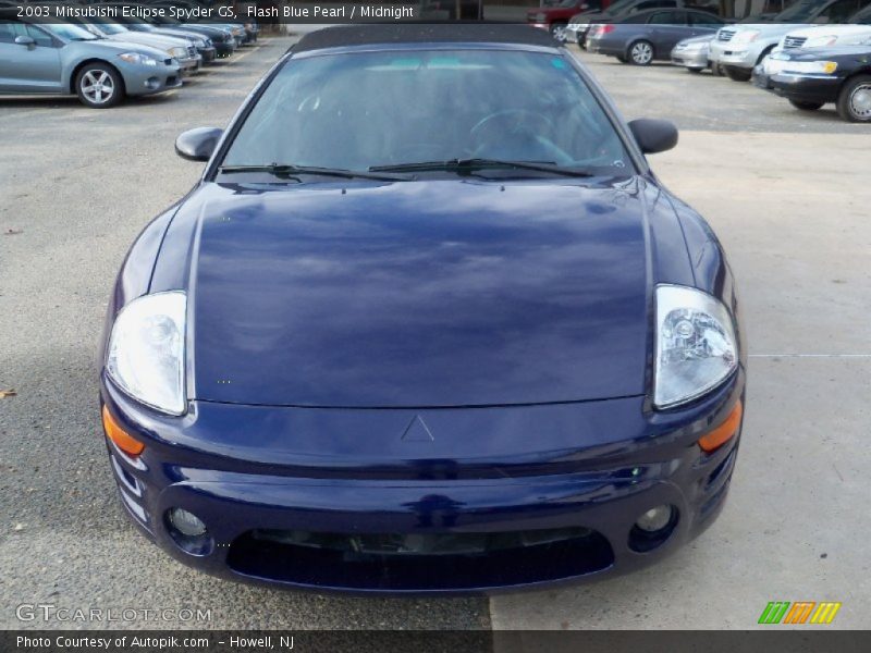 Flash Blue Pearl / Midnight 2003 Mitsubishi Eclipse Spyder GS