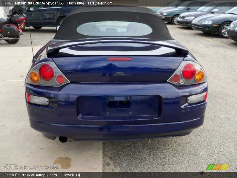 Flash Blue Pearl / Midnight 2003 Mitsubishi Eclipse Spyder GS