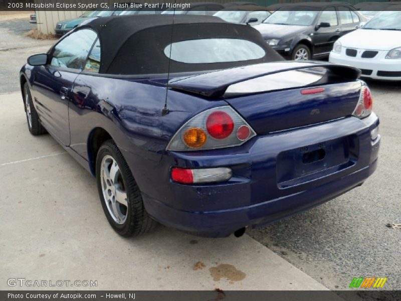 Flash Blue Pearl / Midnight 2003 Mitsubishi Eclipse Spyder GS