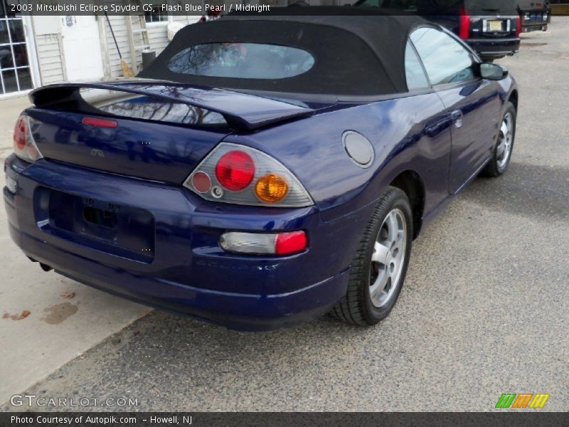 Flash Blue Pearl / Midnight 2003 Mitsubishi Eclipse Spyder GS