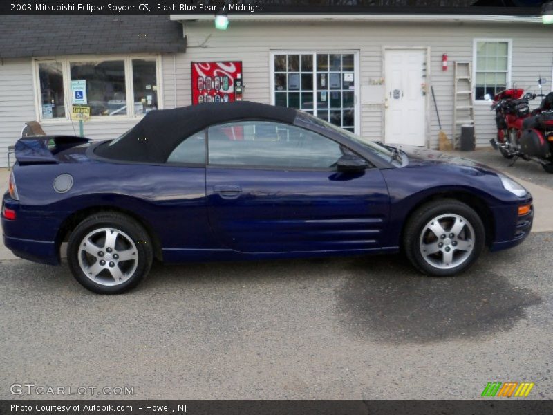 Flash Blue Pearl / Midnight 2003 Mitsubishi Eclipse Spyder GS