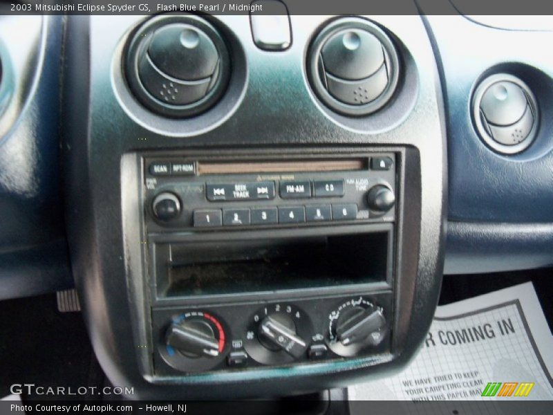 Flash Blue Pearl / Midnight 2003 Mitsubishi Eclipse Spyder GS