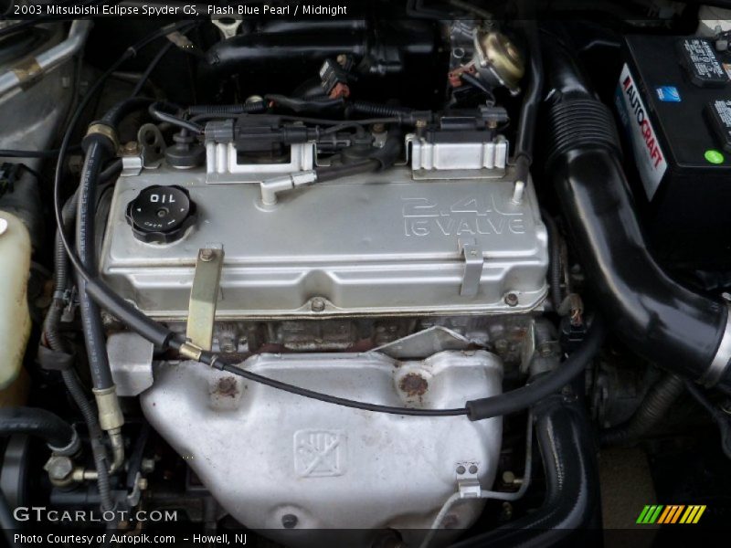 Flash Blue Pearl / Midnight 2003 Mitsubishi Eclipse Spyder GS