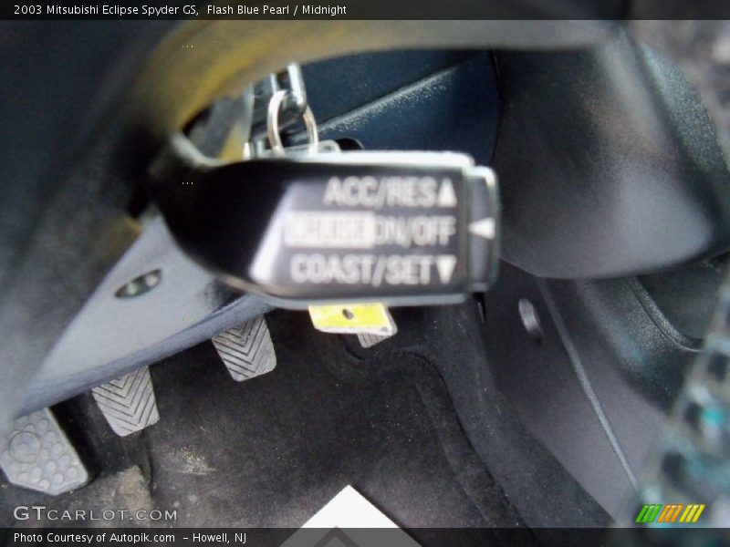Flash Blue Pearl / Midnight 2003 Mitsubishi Eclipse Spyder GS