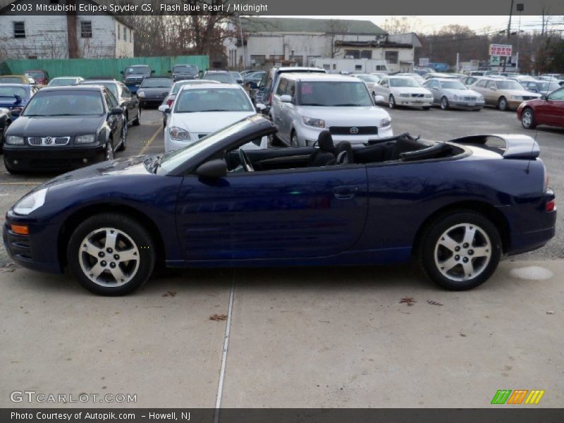 Flash Blue Pearl / Midnight 2003 Mitsubishi Eclipse Spyder GS