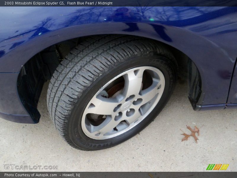 Flash Blue Pearl / Midnight 2003 Mitsubishi Eclipse Spyder GS