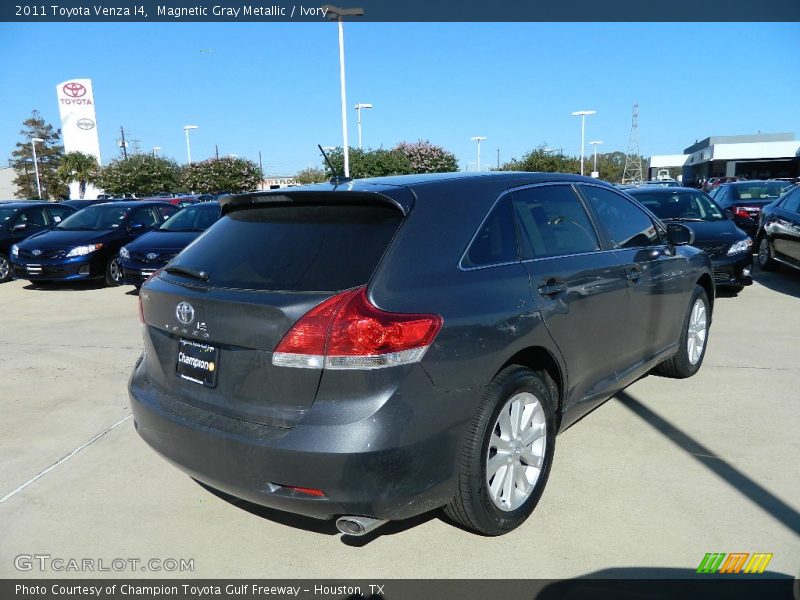 Magnetic Gray Metallic / Ivory 2011 Toyota Venza I4