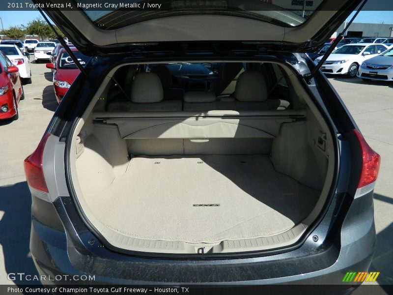 Magnetic Gray Metallic / Ivory 2011 Toyota Venza I4