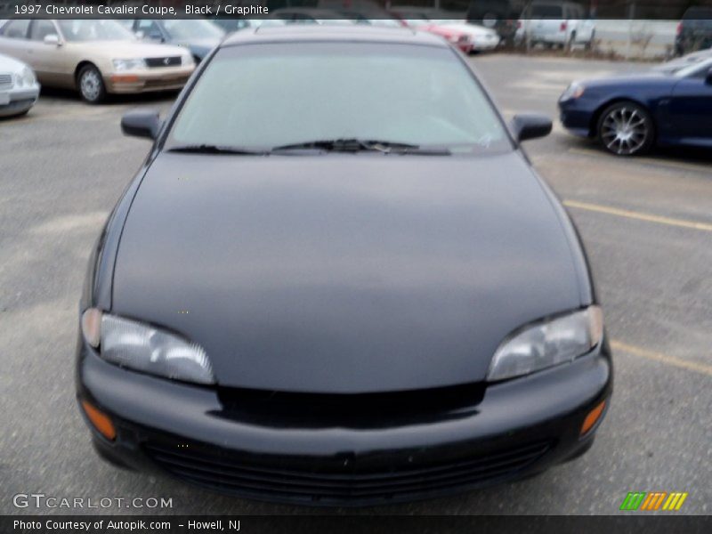 Black / Graphite 1997 Chevrolet Cavalier Coupe