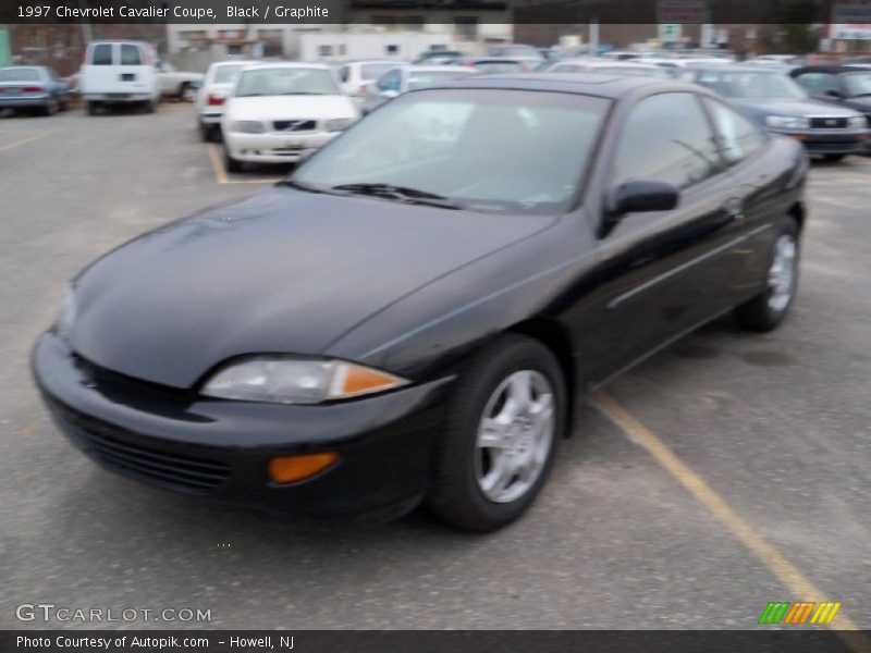 Black / Graphite 1997 Chevrolet Cavalier Coupe