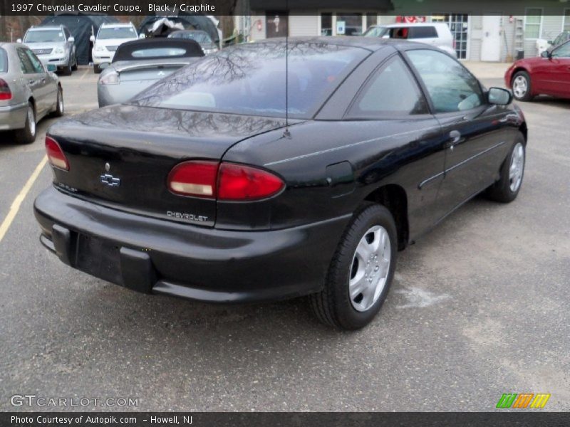 Black / Graphite 1997 Chevrolet Cavalier Coupe