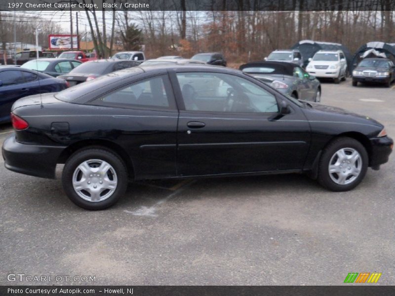 Black / Graphite 1997 Chevrolet Cavalier Coupe