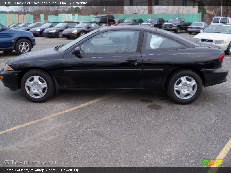 Black / Graphite 1997 Chevrolet Cavalier Coupe