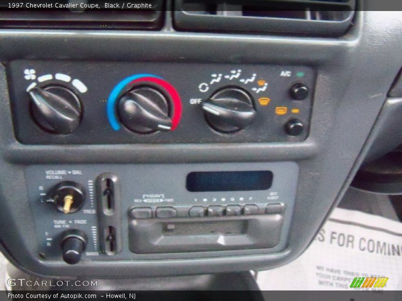 Black / Graphite 1997 Chevrolet Cavalier Coupe