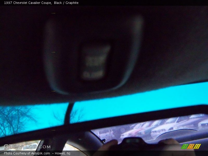 Black / Graphite 1997 Chevrolet Cavalier Coupe