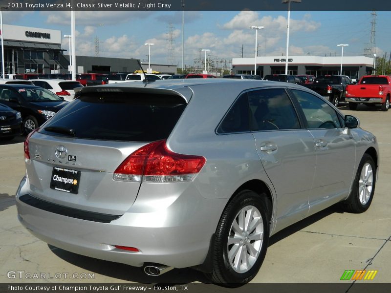 Classic Silver Metallic / Light Gray 2011 Toyota Venza I4